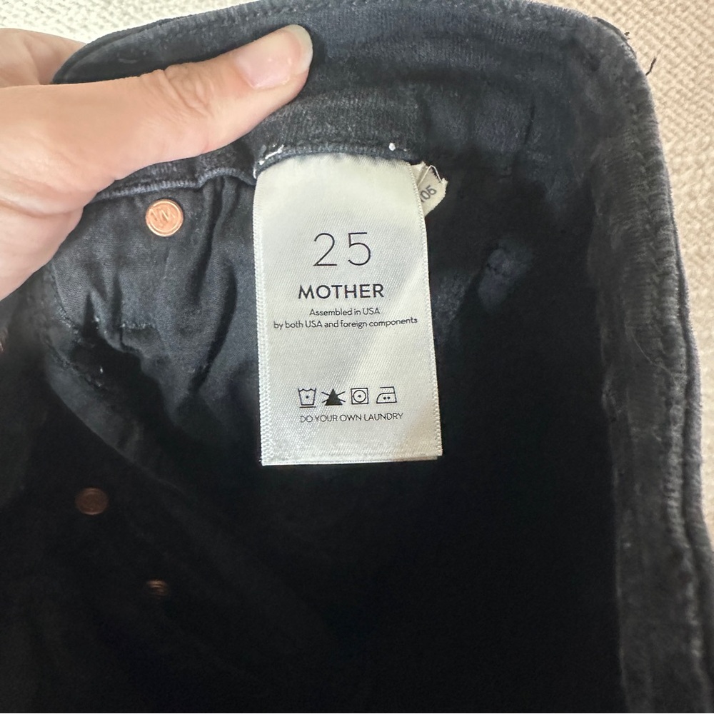 Mother Black Not Guilty The Pixie Ankle Fray High… - image 7